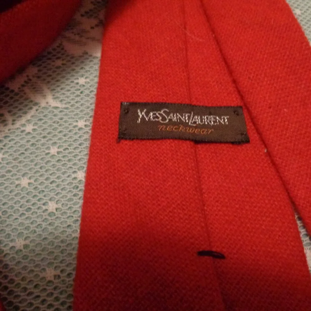 60s 70s Stylie RETRO YVES SAINT LAURENT TIE Scarf, Infinity Scarf & 70s Avon Lot
